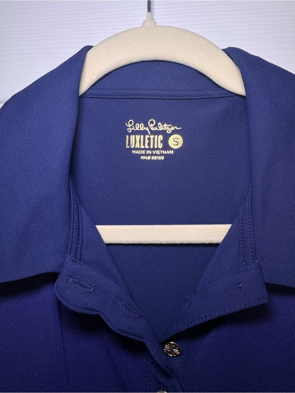 Lilly Pulitzer Luxletic Polo Shirt - Picture 2 of 4